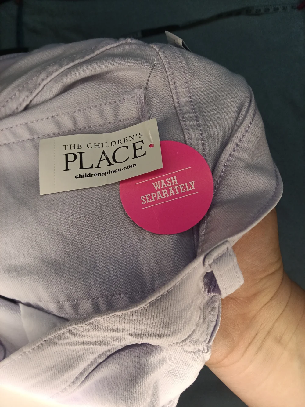 The Children's Place Lavender Skinny Jeans with Distress